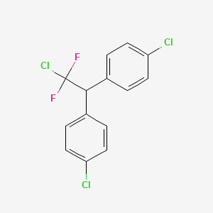 molecular formula C14H9Cl3F2 B12334945 1,1'-(2-Chloro-2,2-difluoroethylidene)bis[4-chlorobenzene] 