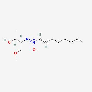 2-Butanol, 4-methoxy-3-(1-octenyl-ONN-azoxy)-, (E,Z)-(2S,3S)-