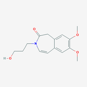 3-(3-Hydroxypropyl)-7,8-dimethoxy-1,3-dihydro-2h-benzo[d]azepin-2-one