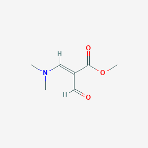 2-Propenoic acid, 3-(dimethylamino)-2-formyl-, methyl ester