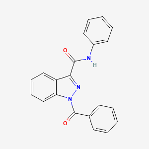 1-Benzoyl-N-phenyl-1H-indazole-3-carboxamide