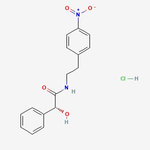 N-[2-(4-Nitro-phenyl)-ethyl]-2-hydroxy-2-phenyl-acetamide Hydrochloride