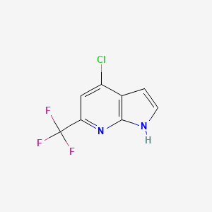 4-Chloro-6-(trifluoromethyl)-1H-pyrrolo[2,3-B]pyridine