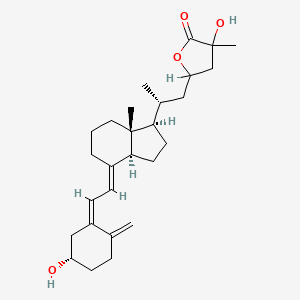 molecular formula C27H40O4 B1233510 Calcifediol lactone CAS No. 71302-34-6