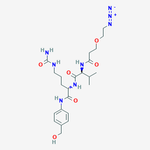 molecular formula C23H36N8O6 B12335108 Azido-PEG1-Val-Cit-PAB-OH CAS No. 2055041-40-0