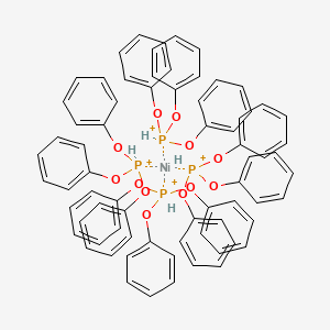 molecular formula C72H64NiO12P4+4 B12335118 Tetrakis(triphenyl phosphite)nickel(0) 