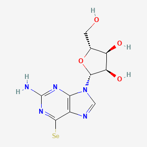 molecular formula C10H12N5O4Se B1233514 6-Selenoguanosine CAS No. 29411-74-3
