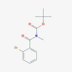 molecular formula C13H16BrNO3 B12335144 N-Boc-2-bromo-N-methylbenzamide CAS No. 2006276-85-1