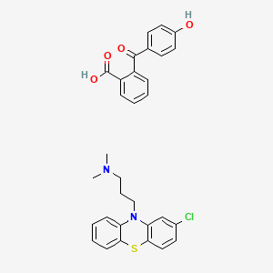 molecular formula C31H29ClN2O4S B1233516 Chlorpromazine hibenzate CAS No. 32043-97-3