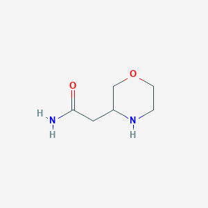 2-(Morpholin-3-yl)acetamide