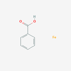 molecular formula C7H6FeO2 B12335196 Benzoic acid;iron CAS No. 24742-13-0