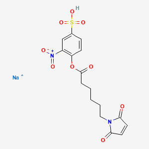 4-{[6-(2,5-Dioxopyrrol-1-yl)hexanoyl]oxy}-3-nitrobenzenesulfonic acid sodium