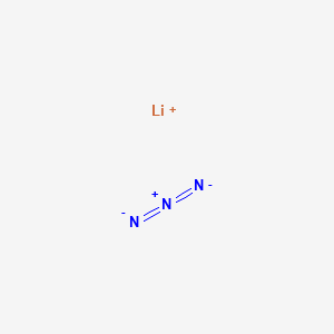 molecular formula LiN₃ B123352 Lithium azide (Li(N3)) CAS No. 19597-69-4