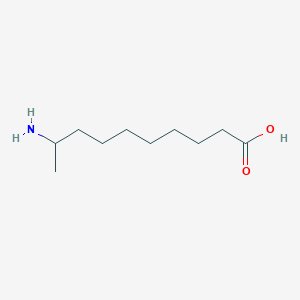 molecular formula C10H21NO2 B1233525 9-Amino-decanoic acid 