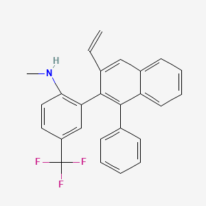 N-methyl-2-(1-phenyl-3-vinylnaphthalen-2-yl)-4-(trifluoromethyl)aniline