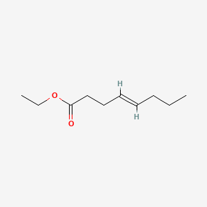 molecular formula C10H18O2 B1233529 反式-4-辛烯酸乙酯 CAS No. 78989-37-4