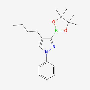 4-Butyl-1-phenyl-3-(4,4,5,5-tetramethyl-1,3,2-dioxaborolan-2-yl)-1H-pyrazole