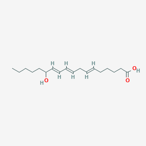 molecular formula C18H30O3 B1233530 (6E,9E,11E)-13-hydroxyoctadeca-6,9,11-trienoic acid 