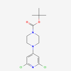 molecular formula C14H19Cl2N3O2 B12335305 tert-Butyl 4-(2,6-dichloropyridin-4-yl)piperazine-1-carboxylate CAS No. 1367126-89-3