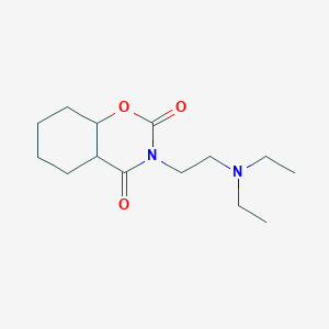 3-[2-(Diethylamino)ethyl]-4a,5,6,7,8,8a-hexahydrobenzo[e][1,3]oxazine-2,4-dione