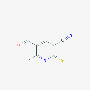 3-Pyridinecarbonitrile, 5-acetyl-1,2-dihydro-6-methyl-2-thioxo-