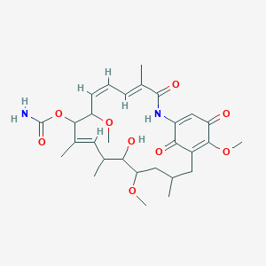 13-Hydroxy-8,14,19-trimethoxy-4,10,12,16-tetramethyl-3,20,22-trioxo-2-azabicyclo[16.3.1]docosa-1(21),4,6,10,18-pentaen-9-yl carbamate