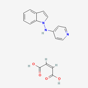 N-(pyridin-4-yl)-1H-indol-1-amine maleate