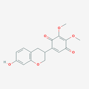 molecular formula C17H16O6 B1233549 Pendulone CAS No. 69359-09-7