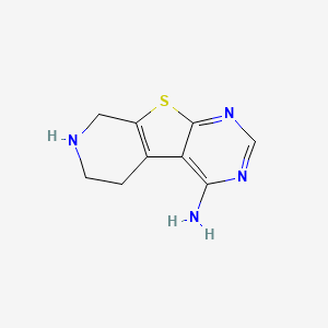 8-Thia-4,6,11-triazatricyclo[7.4.0.0,2,7]trideca-1(9),2,4,6-tetraen-3-amine