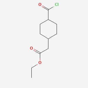 Ethyl 2-[trans-4-(Chlorocarbonyl)cyclohexyl]acetate