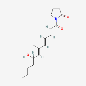molecular formula C17H25NO3 B1233553 Variotin CAS No. 51744-78-6