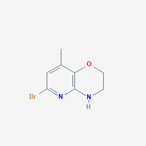 6-bromo-8-methyl-3,4-dihydro-2H-pyrido[3,2-b][1,4]oxazine