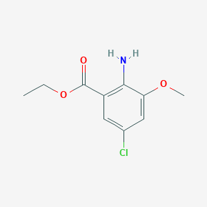 Ethyl 2-amino-5-chloro-3-methoxybenzoate