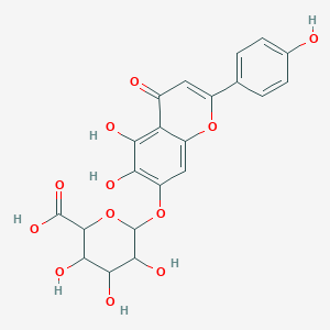 molecular formula C21H18O12 B1233555 Breviscapine 
