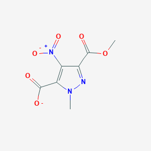 5-Methoxycarbonyl-2-methyl-4-nitropyrazole-3-carboxylate