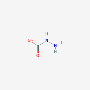 molecular formula CH3N2O2- B1233558 Carbazate 