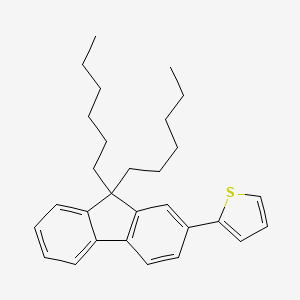 Thiophene, 2-(9,9-dihexyl-9H-fluoren-2-yl)-