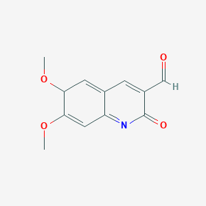 6,7-dimethoxy-2-oxo-6H-quinoline-3-carbaldehyde