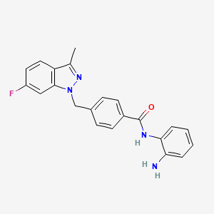 N-(2-Aminophenyl)-4-((6-fluoro-3-methyl-1H-indazol-1-yl)methyl)benzamide