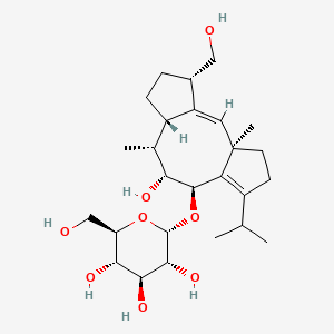 molecular formula C26H42O8 B1233563 Fusicoccin H CAS No. 50906-51-9