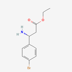 ethyl (3R)-3-amino-3-(4-bromophenyl)propanoate