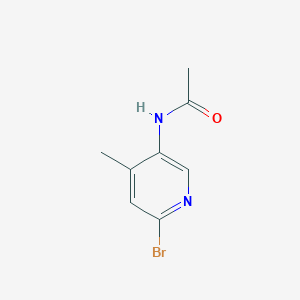 Acetamide, N-(6-bromo-4-methyl-3-pyridinyl)-