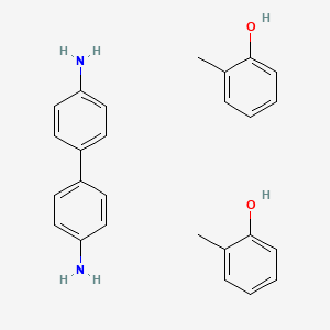 4-(4-Aminophenyl)aniline;2-methylphenol