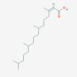 molecular formula C20H38O2 B1233569 Phytenic acid CAS No. 3653-46-1