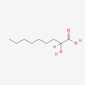 molecular formula C9H18O3 B1233570 2-Hydroxynonanoic acid CAS No. 70215-04-2