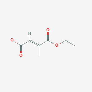 2-Butenedioic acid, 2-methyl-, 1-ethyl ester, (E)-