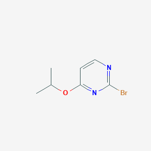 molecular formula C7H9BrN2O B12335743 2-Bromo-4-isopropoxypyrimidine CAS No. 1209459-08-4