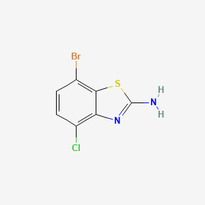 7-Bromo-4-chloro-1,3-benzothiazol-2-amine