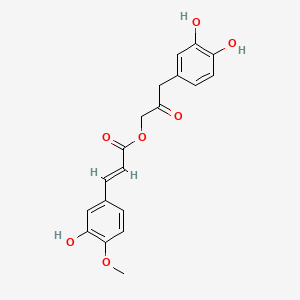 molecular formula C19H18O7 B1233579 Cimiracemate A CAS No. 478294-16-5