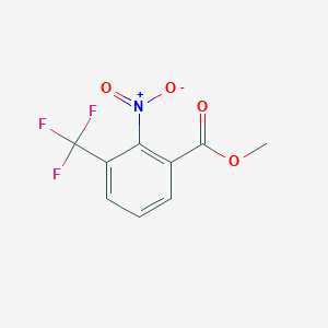 molecular formula C9H6F3NO4 B12335818 Methyl 2-nitro-3-(trifluoromethyl)benzoate CAS No. 1227511-70-7